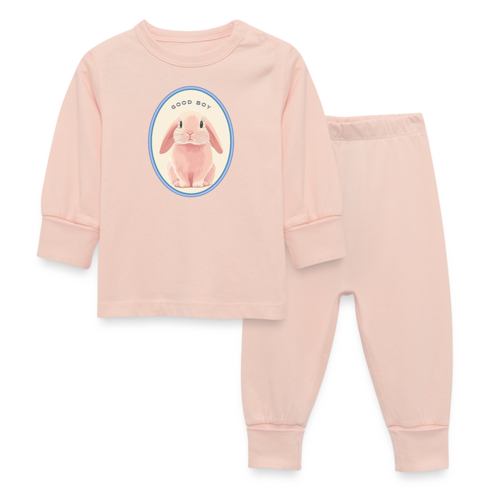 Baby Pyjama Good Boy Bunny - Kristallrosa
