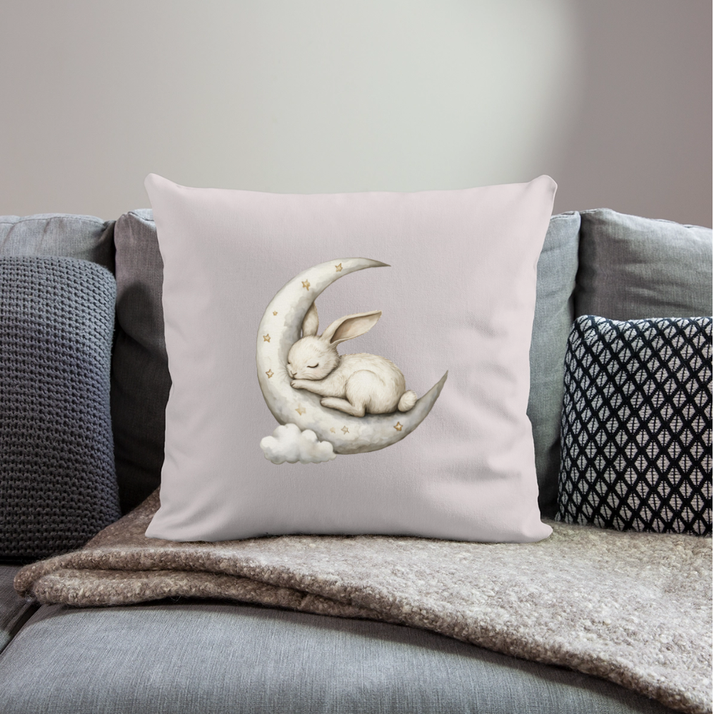 Mond Kaninchen Kissen 45cm x 45cm ( inkl. Füllung ) - helles Taupe