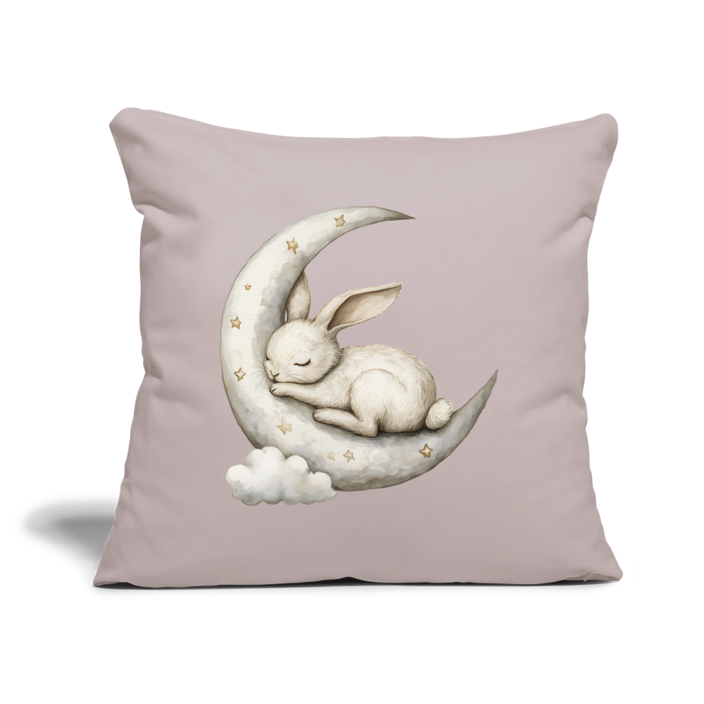 Mond Kaninchen Kissen 45cm x 45cm ( inkl. Füllung ) - helles Taupe