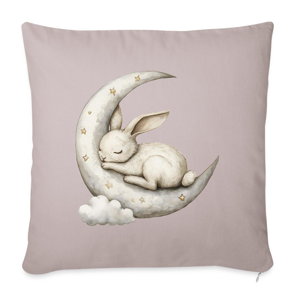 Mond Kaninchen Kissen 45cm x 45cm ( inkl. Füllung ) - helles Taupe